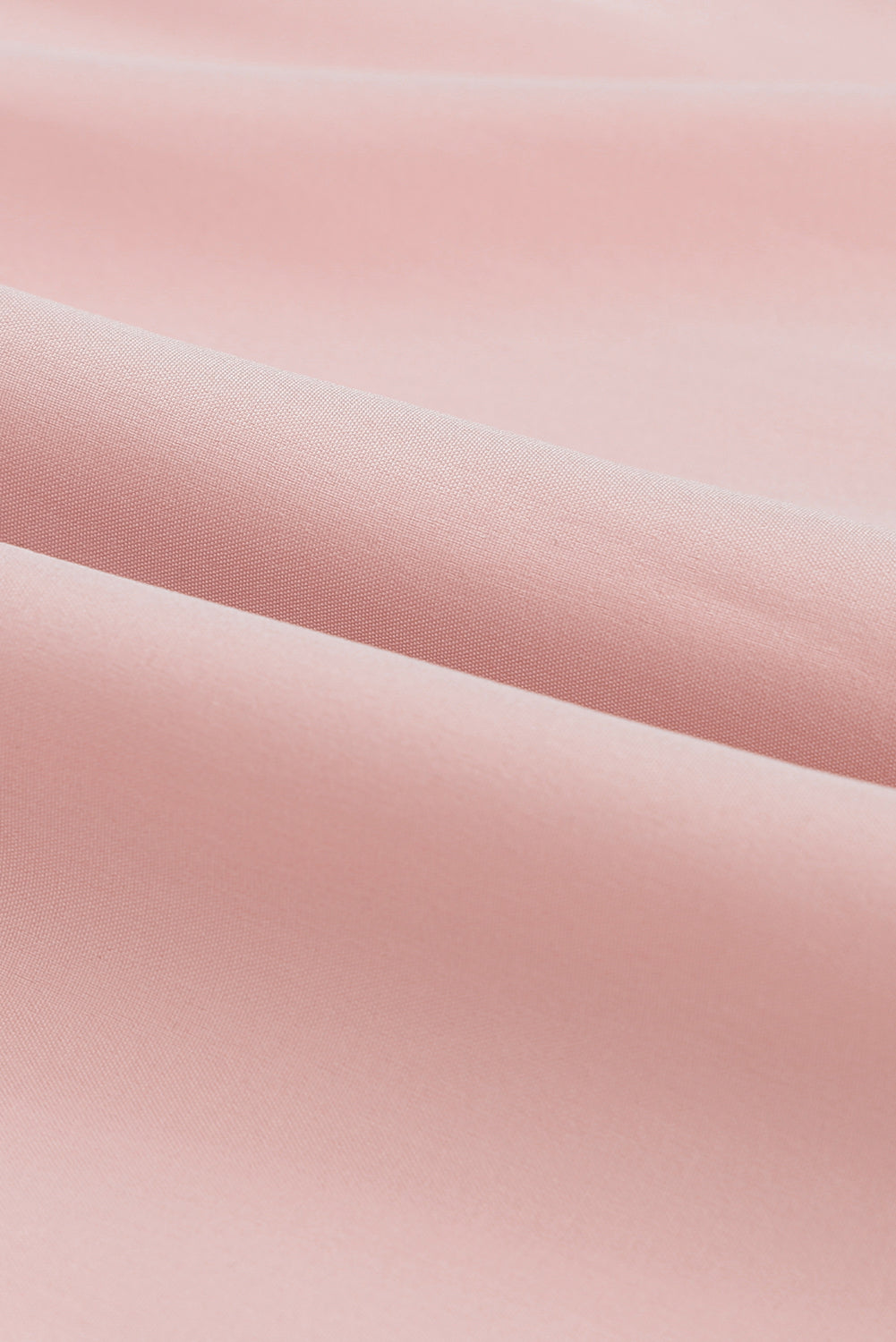 Pink Frilled Stand Collar Long Sleeve Ruffle Dress